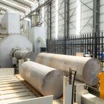 cut aluminium billets for aluminium extrusion production